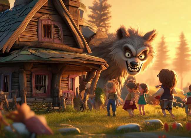 儿童故事狼外婆上下集（少儿故事狼外婆）