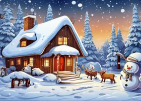 绘本故事《冬天来了》 绘本故事《冬天来了》图片