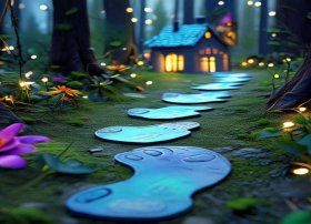 脚印故事视频，脚印绘本故事视频