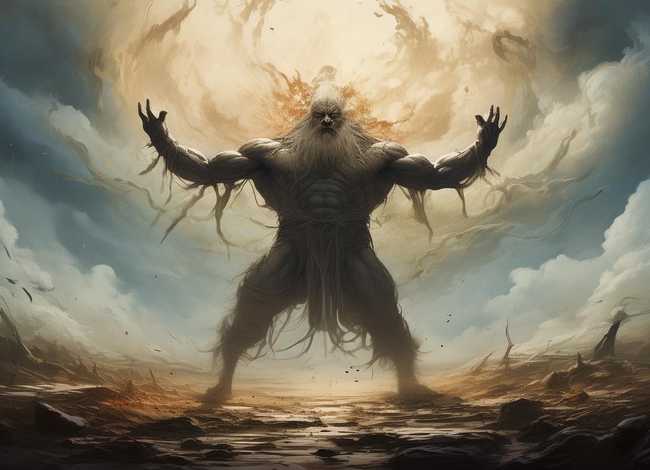 神话故事的画简笔（神话故事的画简笔 盘古开天辟地）