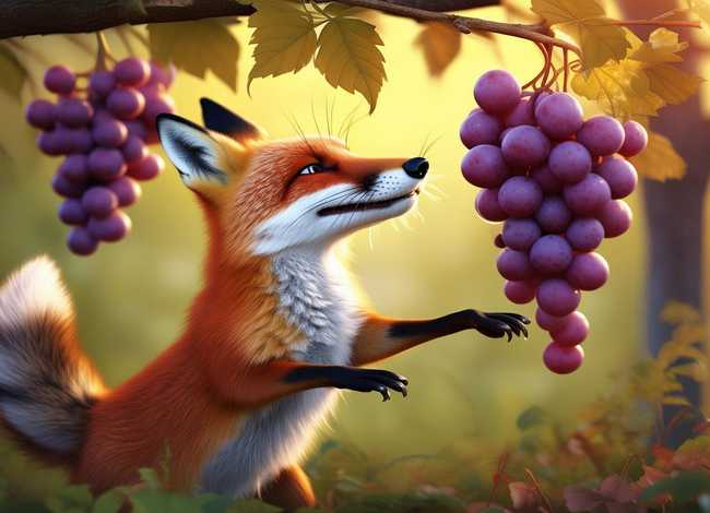 葡萄与狐狸的故事，葡萄与狐狸的故事告诉我们什么道理