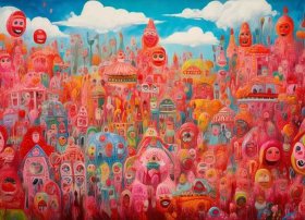 红色故事儿童绘画 - 红色故事绘画作品幼儿