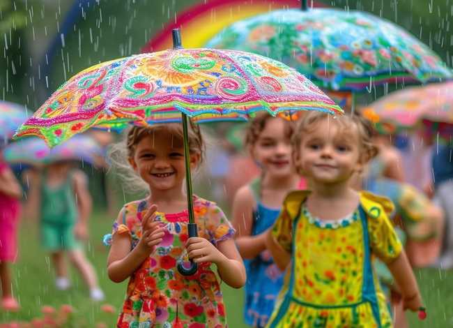 可爱的雨伞幼儿故事 - 可爱的雨伞幼儿故事视频