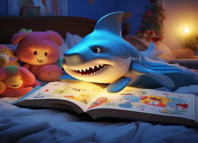 儿童睡前故事鲨鱼的故事、鲨鱼的睡前小故事