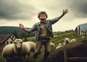 狼来了儿童故事完整版文字，少儿故事狼来了完整版