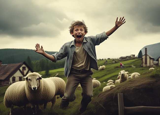 狼来了儿童故事完整版文字，少儿故事狼来了完整版