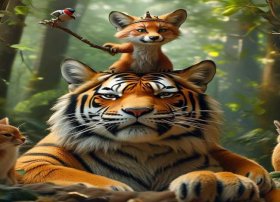 狐假虎威的儿童故事；狐假虎威的小故事视频