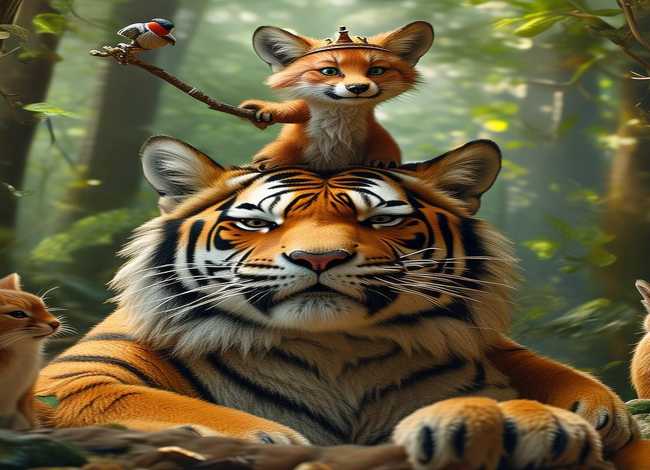 狐假虎威的儿童故事；狐假虎威的小故事视频