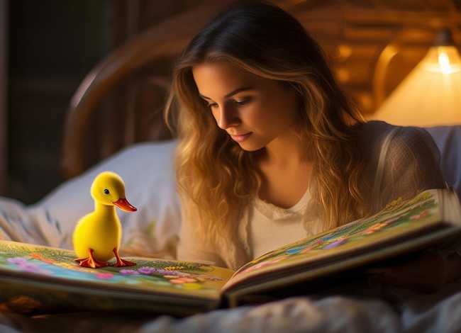 小鸭子的故事睡前故事哄女朋友 - 小鸭子的故事睡前故事文字