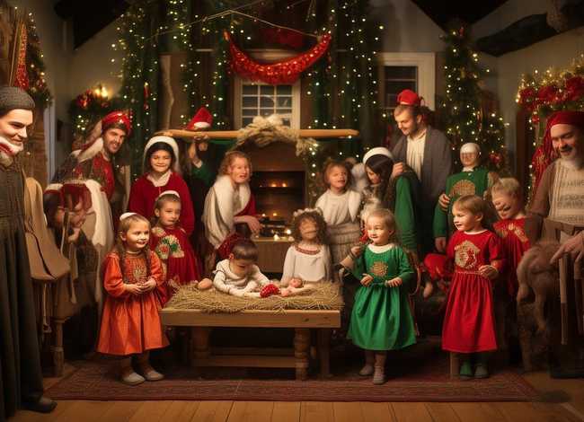 圣诞故事表演，圣诞节的故事表演