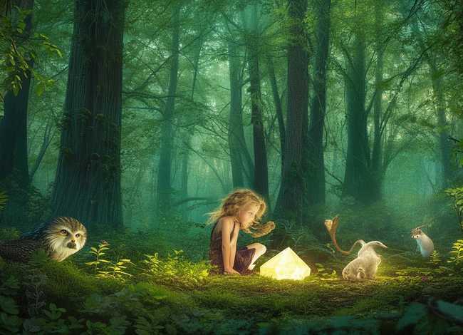 森林故事视频；森林故事视频素材