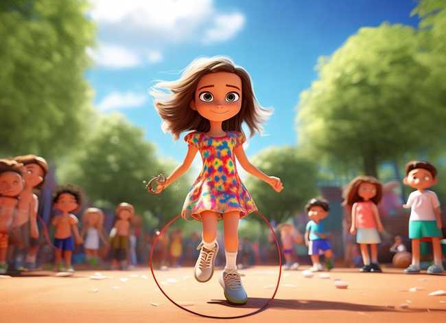 跳绳小女孩的故事 跳绳小女孩的故事大全