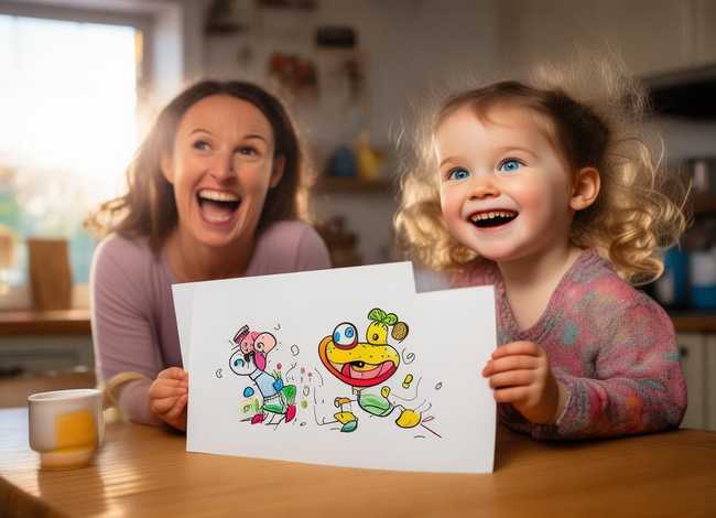 小孩画妈妈趣事 - 小孩画妈妈趣事怎么画