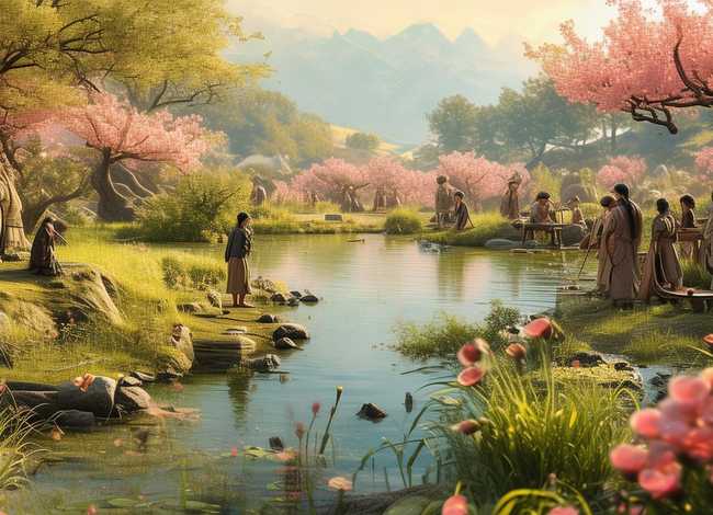 桃花源是个什么故事，桃花源讲的是什么故事？