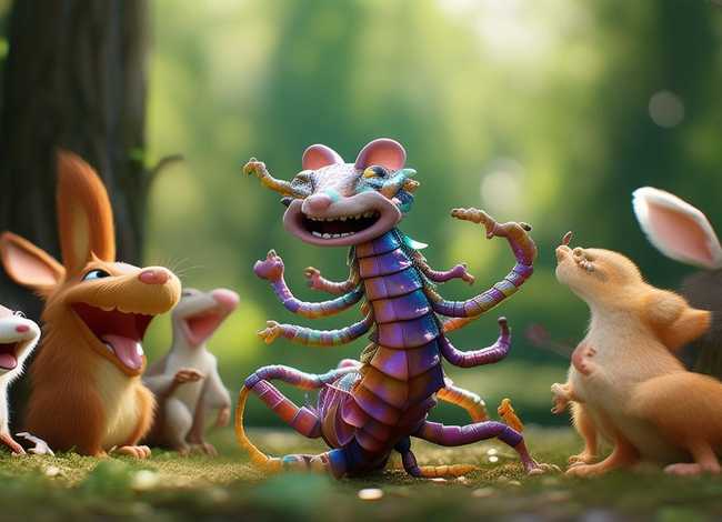 蜈蚣的童话;蜈蚣的笑话 蜈蚣的童话;蜈蚣的笑话