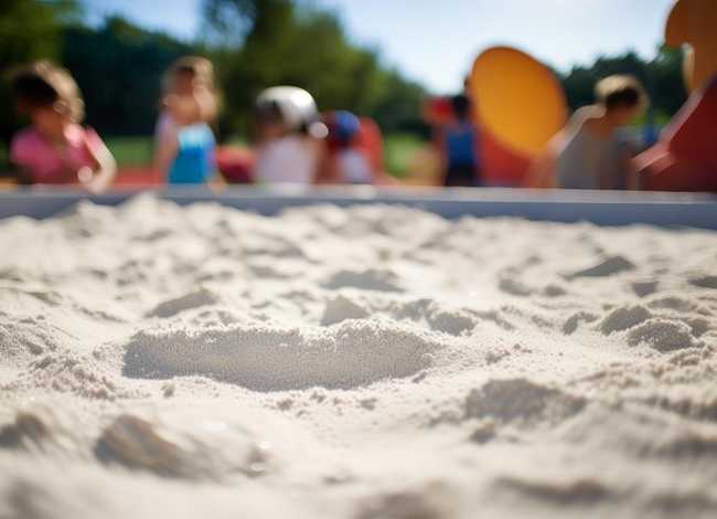 儿童沙池里面的白色沙子是什么（小孩玩的沙池白色的是什么）