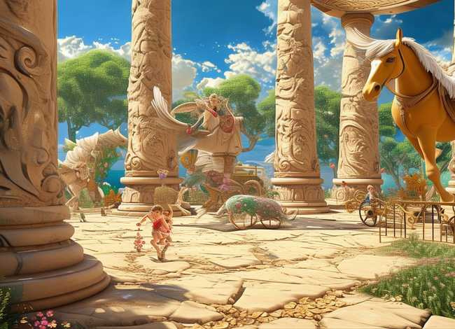 希腊神话孩童乐园的故事、希腊神话儿童乐园