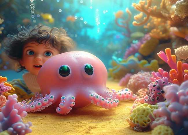 儿童章鱼故事mp3 章鱼幼儿故事