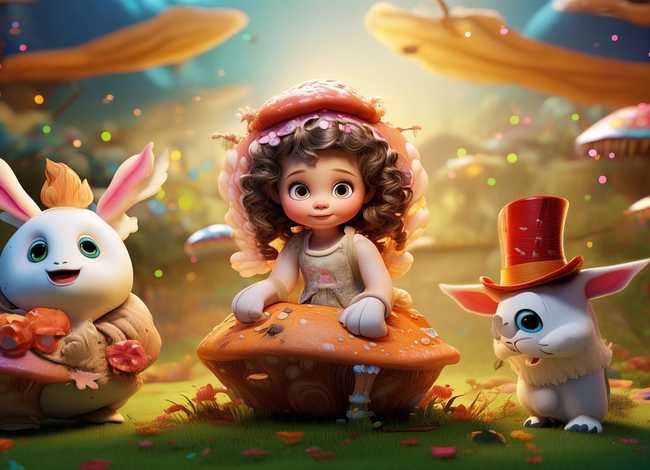 儿童童话故事插图、儿童童话插画