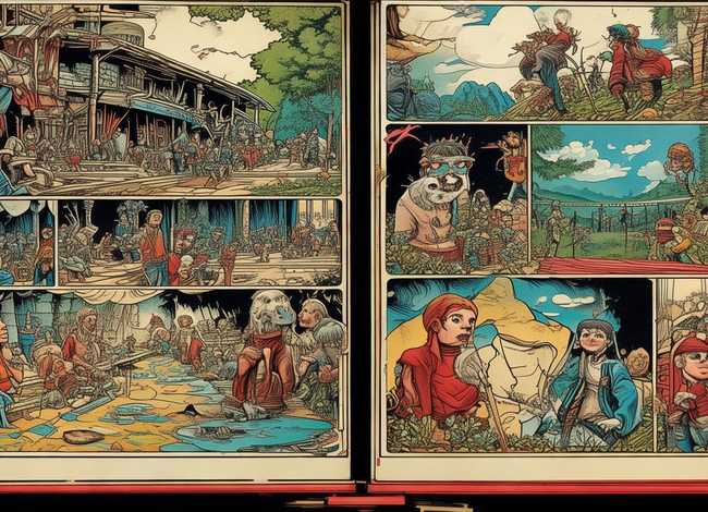 8幅连环画故事绘本（8幅连环画故事绘本内容）