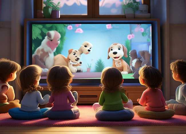 关于小狗的故事的儿童视频，关于小狗的幼儿故事视频