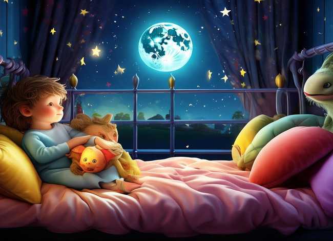 儿童睡前故事图画版、儿童睡前故事文字版绘画