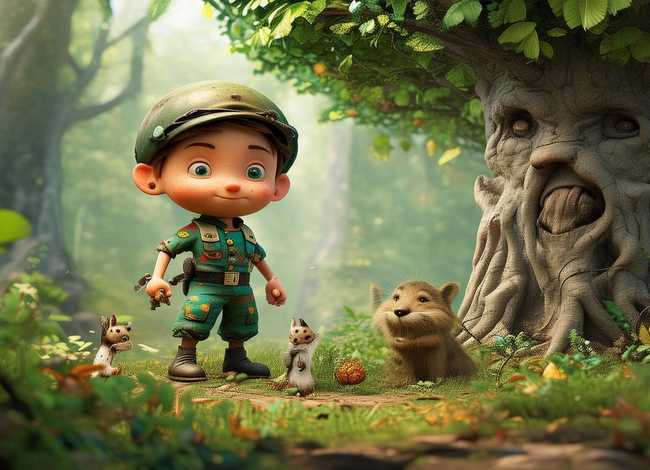 聪明的士兵儿童故事 聪明的士兵的主要内容