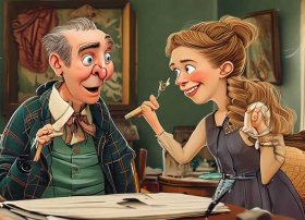 英语笑话小故事 - 英语笑话小故事1一2分钟