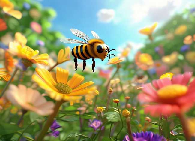 一只小蜜蜂儿童故事（一只小蜜蜂的故事）