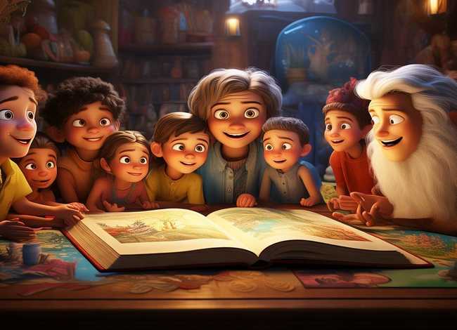 听故事儿童；听故事少儿故事