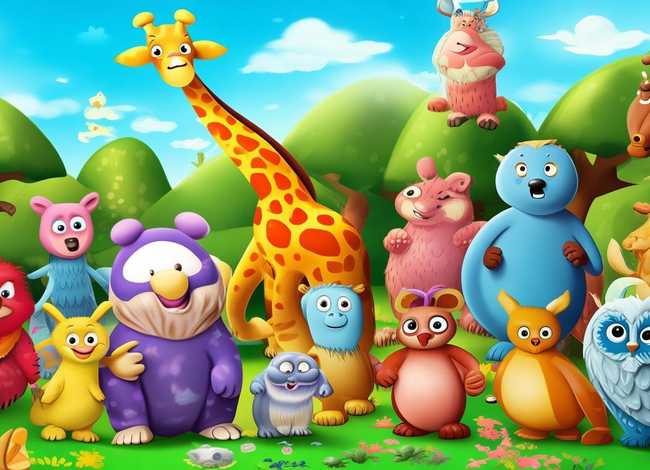 儿童动物图片，儿童动物图片认知