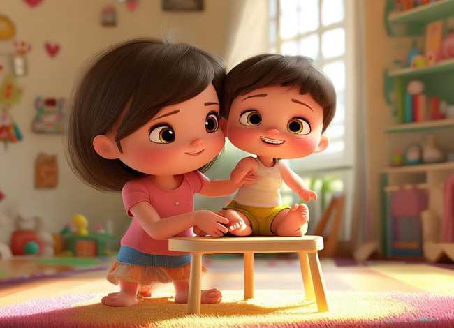 儿童故事我爱妈妈辛苦哺育着我 - 我爱妈妈幼儿故事