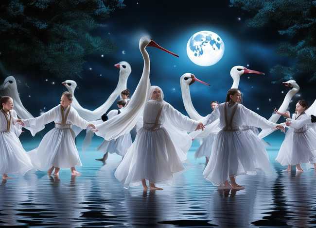 丹顶鹤的故事儿童原版舞蹈，丹顶鹤的故事舞蹈视频12年前