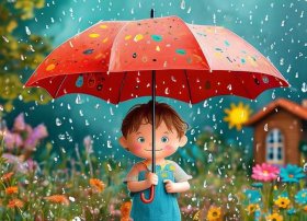 关于雨伞的儿童故事、关于雨伞的故事幼儿小故事