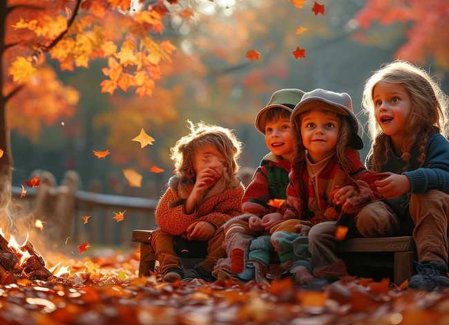 秋天的故事儿童朗诵视频 秋天的故事视频幼儿园