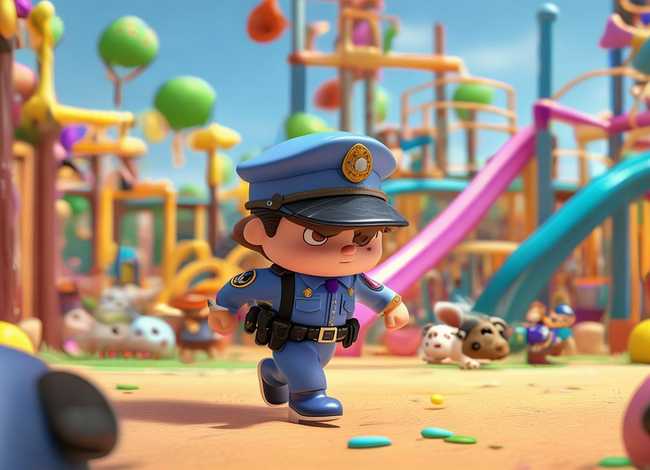 小警察逃脱儿童故事有声读，小警察的故事幼儿故事