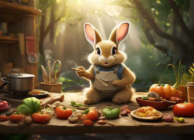 儿童故事小兔子当家 - 小兔当家绘本故事视频