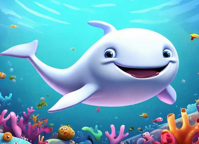 儿童动画白鲸，儿童动画白鲸图片