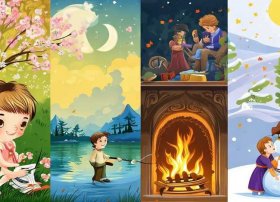 春夏秋冬故事书；春夏秋冬4本故事书