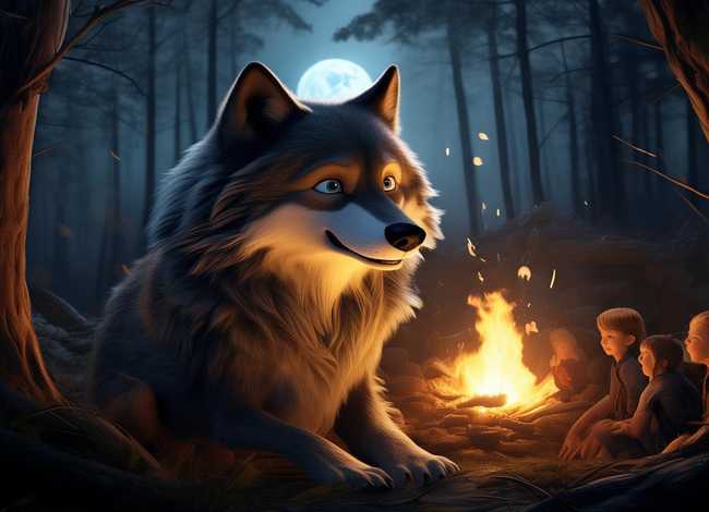 播放狼外婆的故事、播放狼外婆的故事英文