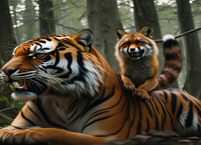 狐假虎威儿童故事原文 - 狐假虎威故事原文朗读