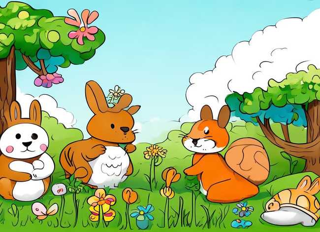 儿童动物故事简笔画（幼儿动物故事简笔画）