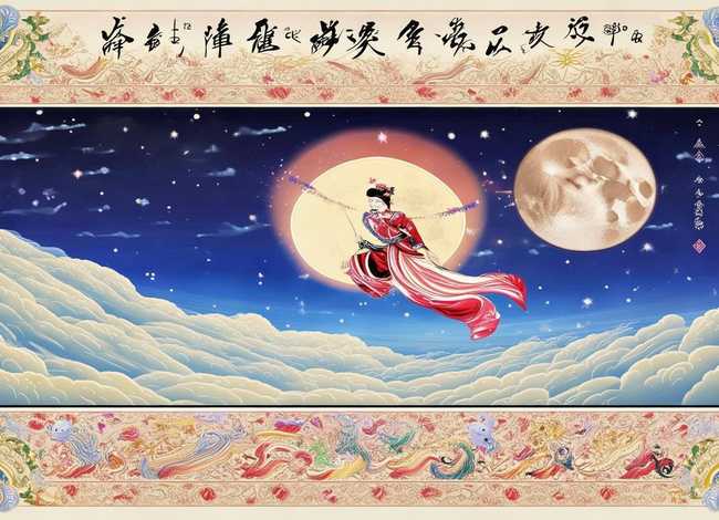 关于神话故事嫦娥奔月的手抄报；关于神话故事嫦娥奔月的手抄报怎么画