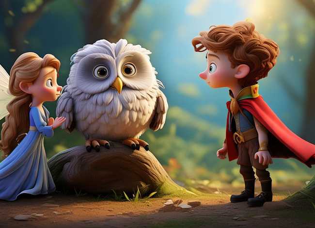 三个角色的童话故事、三个角色的对话故事