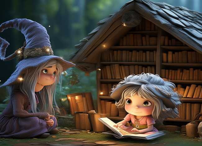 女巫儿童绘本故事 女巫的绘本故事
