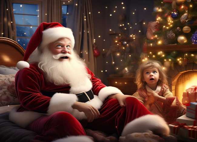 圣诞老人的故事儿童版睡前故事 - 圣诞老人的睡前小故事