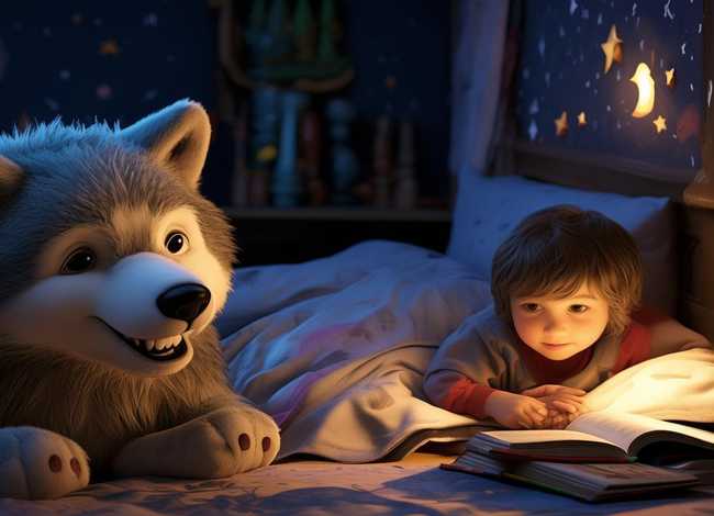 儿童睡前故事在线听狼外婆 - 睡前故事狼外婆的故事