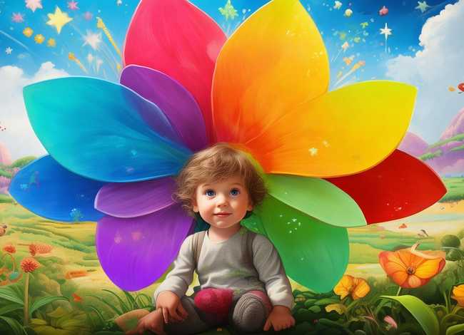 幼儿七色花的故事，七色花的故事幼儿绘图