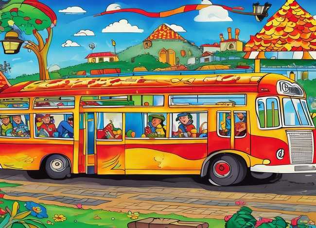 公交车儿童故事绘本（公交车绘本故事带图）
