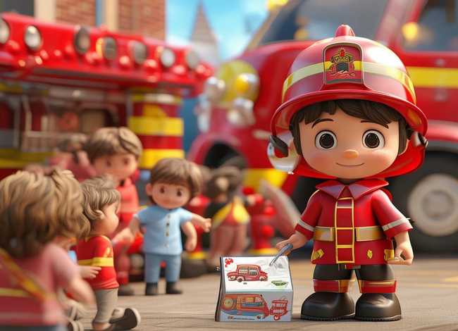 儿童故事消防员文字 - 消防员幼儿故事文字